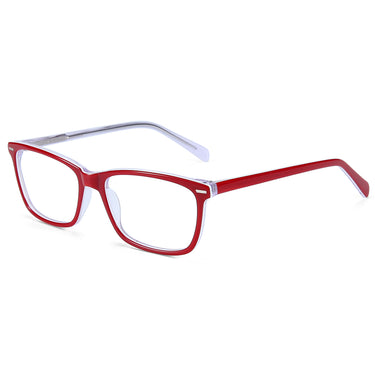 Youth Boys Next Eyeglasses: Rory - Red SpecSMART Eye Clinic (Diagonal View)